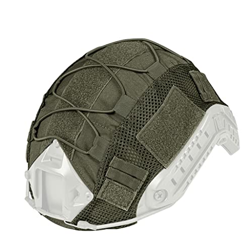 HSAPAZD Tactical Helmet Cover für Fast Helm Camo Multicam Airsoft Kopfbedeckung Tactical Helmet Zubehör (Color : OD) von HSAPAZD