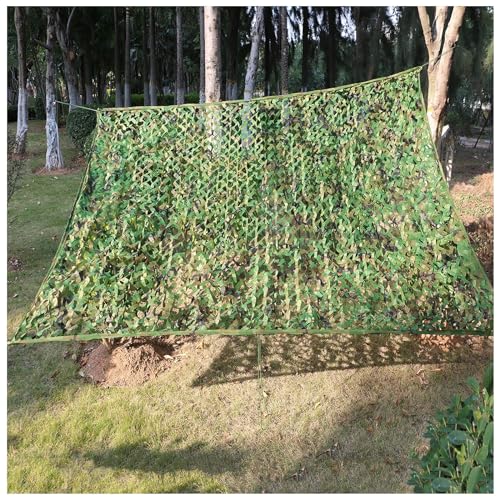 HSPLXYT Tarnnetz/Schattiernetz/Sonnensegel/sichtschutz 150D Camouflage Net Sonnenschutznetze Autoplanen Partydekoration Camping（Verschiedene Größen）.(Size:8x10m/26.2x32.8ft) von HSPLXYT