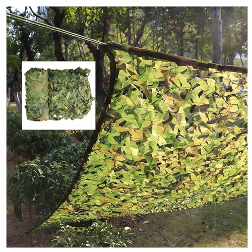 Tarnnetz Camouflage Netz, sonnensegel 2x3m, Verschiedene Größen, sehr geeignet for Markisen, Camping, Schießen, Sonnenschutznetze der Armee, Partydekoration Fotografie Hintergrund usw. ( Size : 4x8m/1 von HSPLXYT