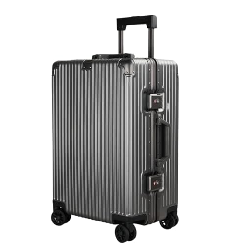 HSSYHGDS Koffer Aluminiumrahmen Hartschalenkoffer Universal-Rollkoffer Business-Koffer mit großer Kapazität Boarding-Koffer von HSSYHGDS