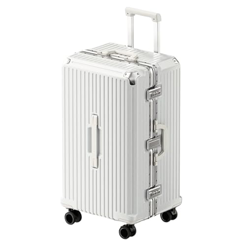 HSSYHGDS Koffer Handgepäck Koffer mit Rädern Aluminiumrahmenbox Robuster und langlebiger kratzfester Trolley Verdickter Koffer von HSSYHGDS
