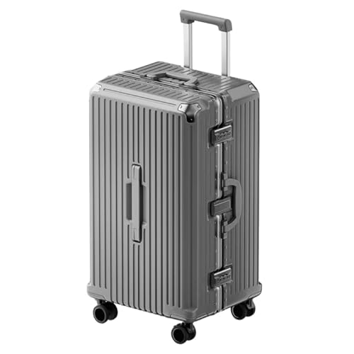 HSSYHGDS Koffer Handgepäck Koffer mit Rädern Aluminiumrahmenbox Robuster und langlebiger kratzfester Trolley Verdickter Koffer von HSSYHGDS