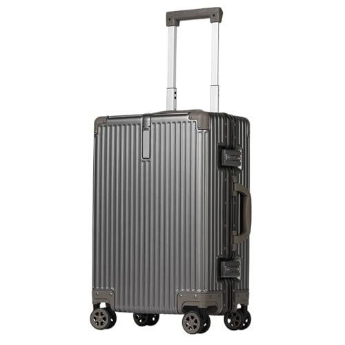 HSSYHGDS Koffer Koffer mit Rollen Aluminiumkoffer mit großer Kapazität Bordkoffer Bordtrolley Handgepäck von HSSYHGDS