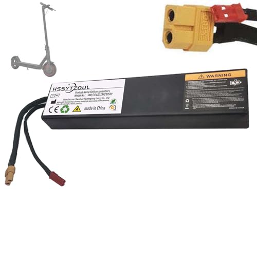 HSSYTZOUL 36V Elektroroller Batterie 6AH / 7,5AH / 7,8AH / 8,7AH Roller Batterie Elektroroller Ersatz Zubehör Batterie Ersatz für eingebauten Roller,36v,7.5AH von HSSYTZOUL