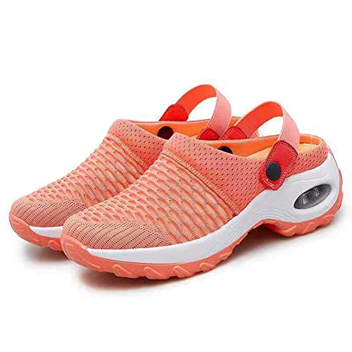 Orthopädische Slip on Schuhe Mit Luftkissen Für Diabetiker, Frauen Luftkissen Mesh Krankenschwesterschuhe, Plattform, Luftkissen Sandalen,Orange,38 Orthopädische Slip on Schuhe Mit Luftkissen Für Diabetiker, Frauen Luftkissen Mesh Krankenschwesterschuhe, Plattform, Luftkissen Sandalen,Orange,38 von HTDZDX