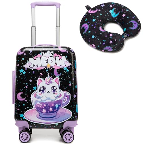 2tlg Kinderkoffer mit Nackenkissen, Kindergepäck, Kinder Kofferset Handgepäck Kinderkoffer mädchen 2tlg Kinderkoffer mit Nackenkissen, Kindergepäck, Kinder Kofferset Handgepäck Kinderkoffer mädchen von HTgroce
