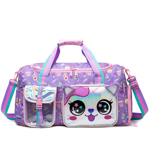 HTgroce Kinder Duffle Bag, Reisetasche für Kinder Mädchen Über Nacht Duffel Ballett Tanz Sport Carry On Weekender Bag mit Schuhfach HTgroce Kinder Duffle Bag, Reisetasche für Kinder Mädchen Über Nacht Duffel Ballett Tanz Sport Carry On Weekender Bag mit Schuhfach von HTgroce