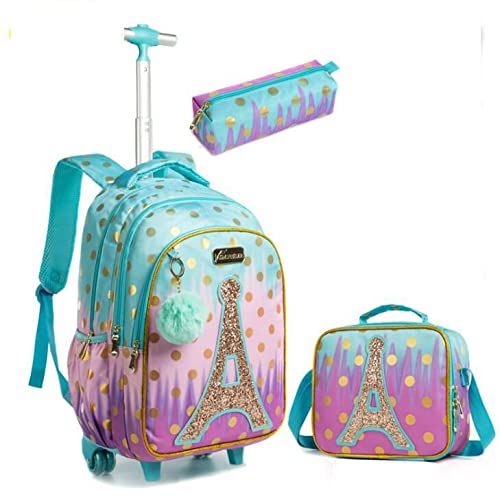 HTgroce Kinder Trolley Bag Kinderschule,Teenager Boys Backpack,Kindergartenrucksack,3 IN 1 Rad Bookbag Set Perfekter Kinderrucksack für Mädchen Teenager HTgroce Kinder Trolley Bag Kinderschule,Teenager Boys Backpack,Kindergartenrucksack,3 IN 1 Rad Bookbag Set Perfekter Kinderrucksack für Mädchen Teenager von HTgroce