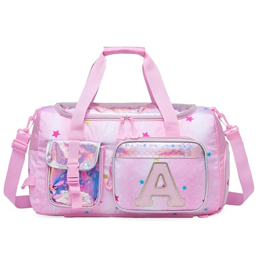 HTgroce Reisetasche für Kinder Sporttasche Mit Schuhfach Über Nacht Duffel Ballett Tanz Sport Carry On Weekender Kinder Duffle Bag HTgroce Reisetasche für Kinder Sporttasche Mit Schuhfach Über Nacht Duffel Ballett Tanz Sport Carry On Weekender Kinder Duffle Bag von HTgroce