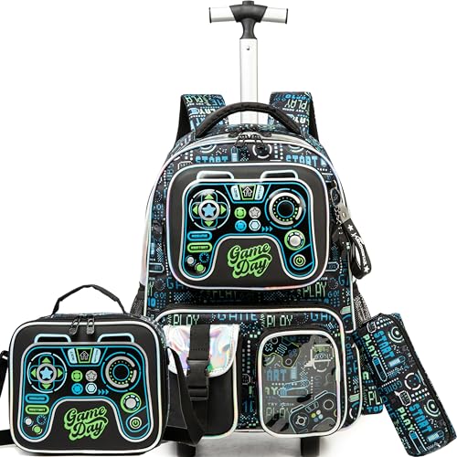 HTgroce Schulranzen Mit Rollen Schulranzen Trolley Rucksack Mit Rollen School Bag Trolley Grundschüle Schulranzen Mit Rollen 2 klasse HTgroce Schulranzen Mit Rollen Schulranzen Trolley Rucksack Mit Rollen School Bag Trolley Grundschüle Schulranzen Mit Rollen 2 klasse von HTgroce