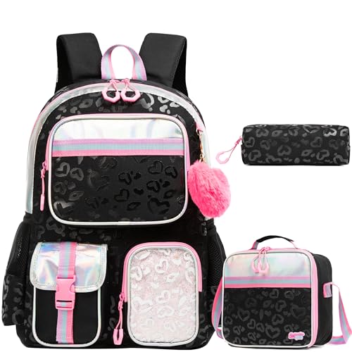HTgroce Schultaschen Mädchen, Mehrere Taschen Schulrucksack Mädchen, Vorschulrucksack Mädchen Schulrucksack Mädchen Schulranzen 3pc HTgroce Schultaschen Mädchen, Mehrere Taschen Schulrucksack Mädchen, Vorschulrucksack Mädchen Schulrucksack Mädchen Schulranzen 3pc von HTgroce