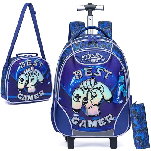 HTgroce Trolley Rucksack Kinder, Kinder Trolley Schultasche mit Rollen Rucksack Schultrolley Rucksäcke Kinder Trolley Rucksack mit Rädern HTgroce Trolley Rucksack Kinder, Kinder Trolley Schultasche mit Rollen Rucksack Schultrolley Rucksäcke Kinder Trolley Rucksack mit Rädern von HTgroce