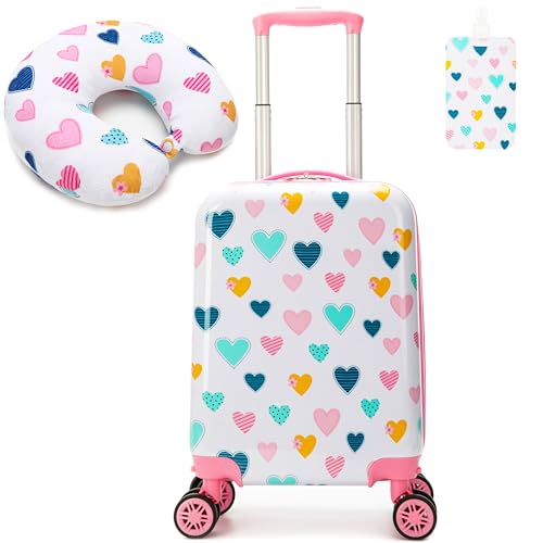 Kinderkoffer mit Nackenkissen Set Handgepäck Leicht Handgepäck Koffer Trolley Mädchen Rollkoffer für Kinder Kinderkoffer mit Nackenkissen Set Handgepäck Leicht Handgepäck Koffer Trolley Mädchen Rollkoffer für Kinder von HTgroce