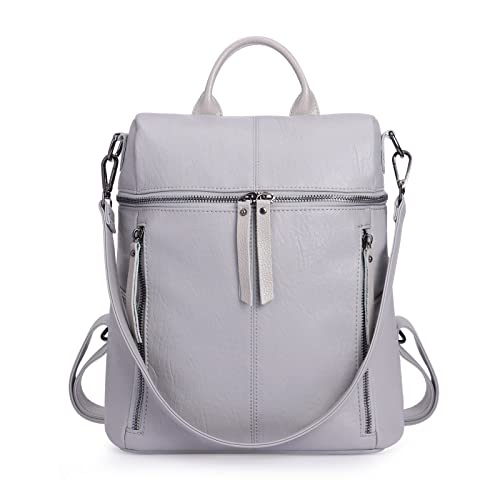 HUA ANGEL 2 In 1 Elegant Damen Rucksack Umhängetasche Anti Diebstahl Tagesrucksack Wasserdicht PU Leder Daypack Schultertasche Leichtgewicht für Tägliche Reise Einkaufs Schule HUA ANGEL 2 In 1 Elegant Damen Rucksack Umhängetasche Anti Diebstahl Tagesrucksack Wasserdicht PU Leder Daypack Schultertasche Leichtgewicht für Tägliche Reise Einkaufs Schule von HUA ANGEL