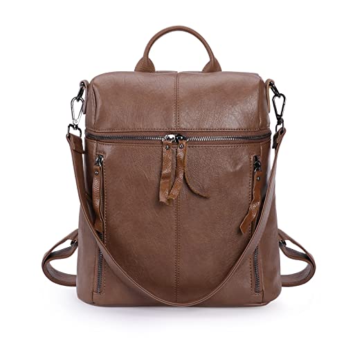 HUA ANGEL 2 In 1 Elegant Damen Rucksack Umhängetasche Anti Diebstahl Tagesrucksack Wasserdicht PU Leder Daypack Schultertasche Leichtgewicht für Tägliche Reise Einkaufs Schule HUA ANGEL 2 In 1 Elegant Damen Rucksack Umhängetasche Anti Diebstahl Tagesrucksack Wasserdicht PU Leder Daypack Schultertasche Leichtgewicht für Tägliche Reise Einkaufs Schule von HUA ANGEL