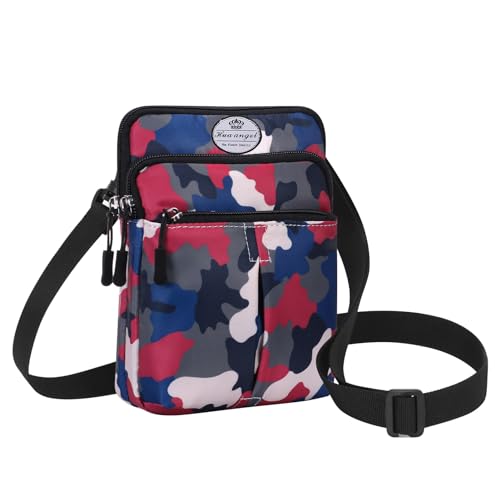 HUA ANGEL Mini Umhängetaschen kleine Handytaschen für Damen und Herren Sport Bauchtasche stylish hüfttasche mit Reißverschluss wasserdicht Stoff Gürteltasche mit vielen Fächern Für Reisen HUA ANGEL Mini Umhängetaschen kleine Handytaschen für Damen und Herren Sport Bauchtasche stylish hüfttasche mit Reißverschluss wasserdicht Stoff Gürteltasche mit vielen Fächern Für Reisen von HUA ANGEL