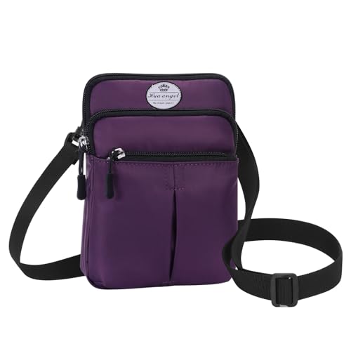 HUA ANGEL Mini Umhängetaschen kleine Handytaschen für Damen und Herren Sport Bauchtasche stylish hüfttasche mit Reißverschluss wasserdicht Stoff Gürteltasche mit vielen Fächern Für Reisen HUA ANGEL Mini Umhängetaschen kleine Handytaschen für Damen und Herren Sport Bauchtasche stylish hüfttasche mit Reißverschluss wasserdicht Stoff Gürteltasche mit vielen Fächern Für Reisen von HUA ANGEL