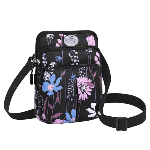 HUA ANGEL Mini Umhängetaschen kleine Handytaschen für Damen und Herren Sport Bauchtasche stylish hüfttasche mit Reißverschluss wasserdicht Stoff Gürteltasche mit vielen Fächern Für Reisen HUA ANGEL Mini Umhängetaschen kleine Handytaschen für Damen und Herren Sport Bauchtasche stylish hüfttasche mit Reißverschluss wasserdicht Stoff Gürteltasche mit vielen Fächern Für Reisen von HUA ANGEL