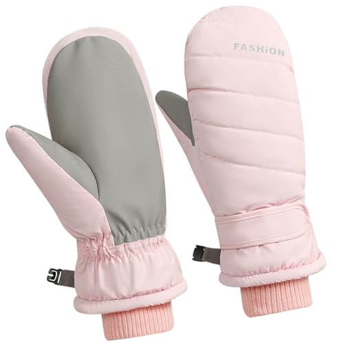 HUAJINGKEJI 1 Paar wasserdichte isolierte Winterhandschuhe, Outdoor-Sport-Fäustlinge, Ski-Handschuhe für Outdoor-Sportarten und Schnee-Aktivitäten von HUAJINGKEJI