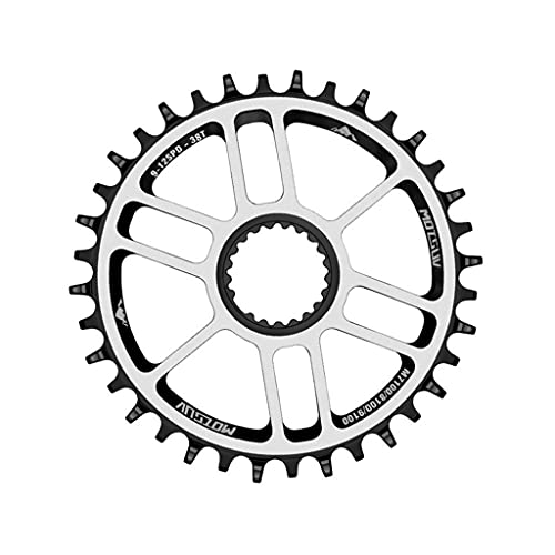 HUAJINGKEJI 30T, 32T, 34T, 36T, 38T, 40T, rundes ovales Kettenblatt, schmal, breit, Einzel-Kettenblatt für 12-Gang-Kettenteile von HUAJINGKEJI