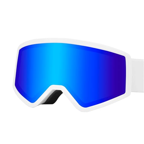 HUAJINGKEJI Kinder-Skibrille für Jungen, Mädchen, Teenager, beschlagresistent, für Kinder, Ski-Brille, Radfahren, Snowboardbrille von HUAJINGKEJI