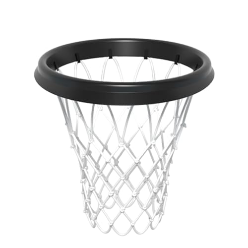 HUAJINGKEJI Netz-Ersatz-Basketballnetz, PU-Basketballnetz, tragbar, für den Außenbereich, robustes Basketballnetz von HUAJINGKEJI