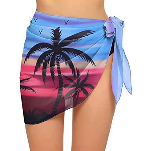 HUAJINGKEJI Sarong-Swimsuit für Damen, Strandseite, Wickelrock, durchsichtiger Schal, Badeanzug, Unterteil von HUAJINGKEJI