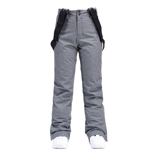 HUAJINGKEJI Unisex-Skihose für Erwachsene, isolierte und schneefeste Hose für Damen, Herren, Outdoor, Sport, Wandern, Snowboarden, Skifahren von HUAJINGKEJI