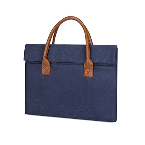 Leichte Laptoptasche, multifunktionale Notebooktasche, Tablet, Laptoptasche, modische Herren-Reisetasche für 33-38 cm (13 - 15 Zoll) Laptops, blau von HUAJINGKEJI