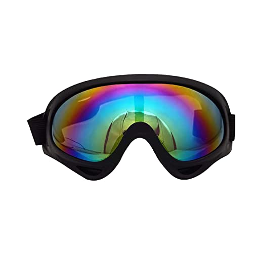 HUALONG Unisex Premium Skibrille mit Schutzhülle, Snowboardbrille für Brillenträger,Helmkompatible und Blendfreie Snowboardbrille fur Brillenträger Antibeschlag Skibrille für Damen Herren (B) von HUALONG