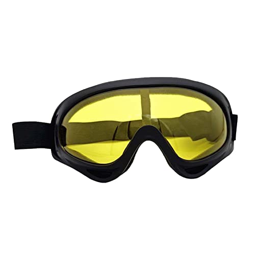HUALONG Unisex Premium Skibrille mit Schutzhülle, Snowboardbrille für Brillenträger,Helmkompatible und Blendfreie Snowboardbrille fur Brillenträger Antibeschlag Skibrille für Damen Herren (E) von HUALONG