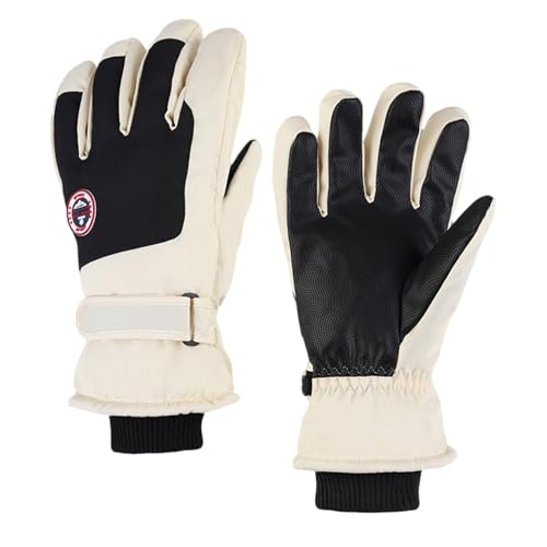 HUANGENG Winter-Skihandschuhe für Herren und Damen, Touchscreen, Schnee, Skihandschuhe, Winter, warme Handschuhe, Snowboard, Winterhandschuh zum Skifahren von HUANGENG