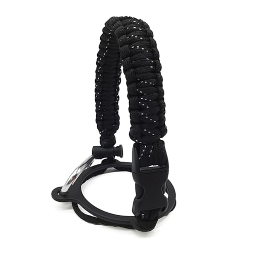 Paracord-Griff, Karabiner, Wasserflaschengriff, Gurt für Outdoor-Wasserflasche, Paracord-Griff mit Kordel von HUANGENG