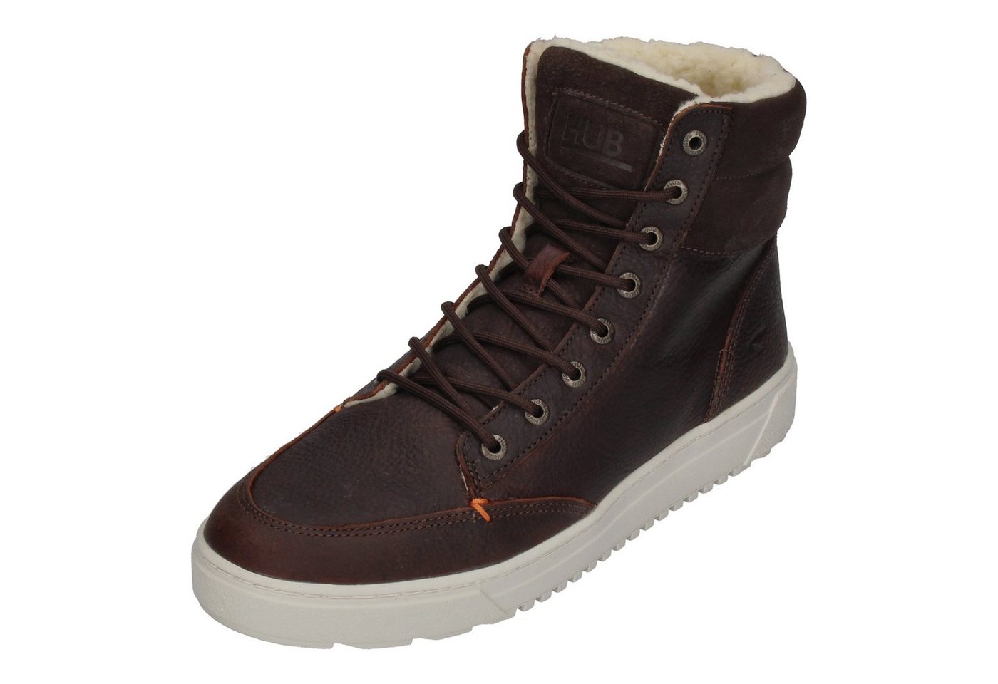 HUB Dublin 2.0 L30 Sneaker Dark Brown Off White HUB Dublin 2.0 L30 Sneaker Dark Brown Off White von HUB