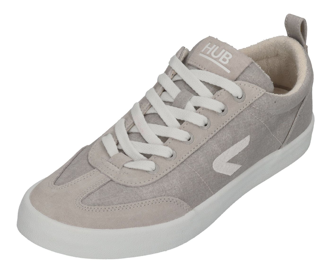 HUB MIAMI C06 Sneaker Neutral Grey White White HUB MIAMI C06 Sneaker Neutral Grey White White von HUB