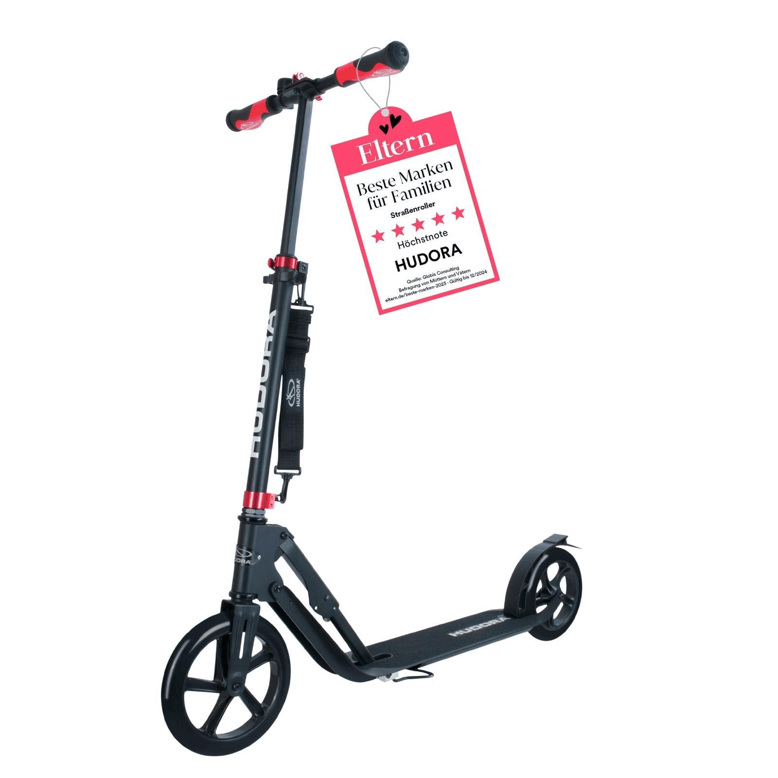 HUDORA BigWheel® Style 230, Scooter schwarz von Hudora