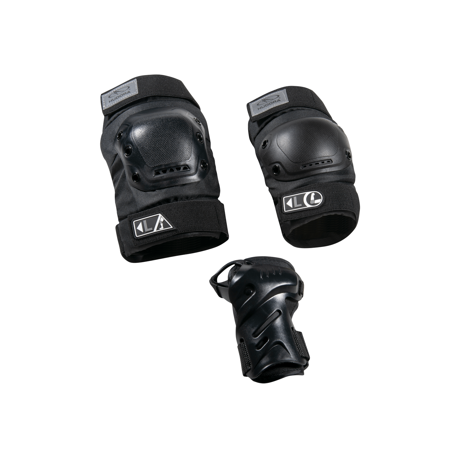 HUDORA Biomechanisches Protektoren Set Pro schwarz M HUDORA Biomechanisches Protektoren Set Pro schwarz M