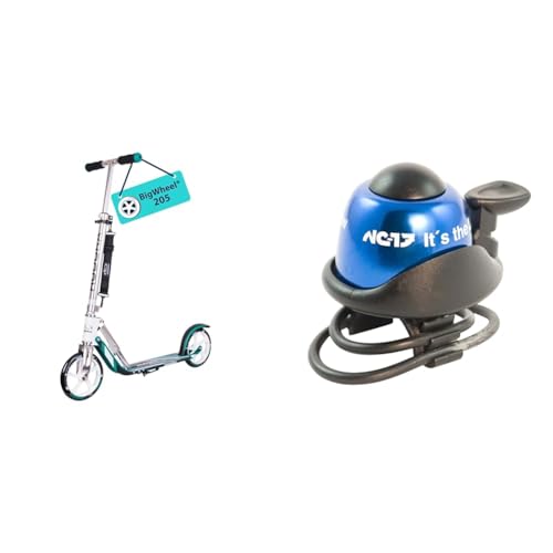 HUDORA 14751 BigWheel 205-Das Original & NC-17 Unisex Fahrradklingel Safety Bell Nc-17 -Safety Bell/Fahrradglocke/Fahrradhupe/Klingel Glocke Hupe Für Fahrrad, blau, Einheitsgröße HUDORA 14751 BigWheel 205-Das Original & NC-17 Unisex Fahrradklingel Safety Bell Nc-17 -Safety Bell/Fahrradglocke/Fahrradhupe/Klingel Glocke Hupe Für Fahrrad, blau, Einheitsgröße von HUDORA