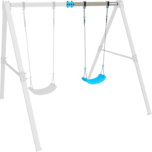 HUDORA Schaukel Vario - Ergänzungsmodul Schaukelsitz für Kinder - erweiterbares Schaukelset mit höhenverstellbaren Schaukelseilen für bis zu 50kg pro Sitz - Spielgerät mit optionaler Erweiterung HUDORA Schaukel Vario - Ergänzungsmodul Schaukelsitz für Kinder - erweiterbares Schaukelset mit höhenverstellbaren Schaukelseilen für bis zu 50kg pro Sitz - Spielgerät mit optionaler Erweiterung von HUDORA