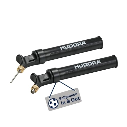 HUDORA Ballpumpe In & Out in schwarz - hochwertige Ball Luftpumpe für Fußball / Basketball / Volleyball & Co. - kompakte Handluftpumpe in 19 x 4 cm - Luftpumpe klein mit praktischer Dualfunktion HUDORA Ballpumpe In & Out in schwarz - hochwertige Ball Luftpumpe für Fußball / Basketball / Volleyball & Co. - kompakte Handluftpumpe in 19 x 4 cm - Luftpumpe klein mit praktischer Dualfunktion von HUDORA