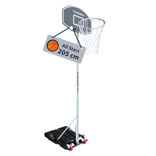 HUDORA Basketballständer All Stars 205 - Grey - höhenverstellbarer Basketballkorb mit Ständer für Kinder & Jugendliche HUDORA Basketballständer All Stars 205 - Grey - höhenverstellbarer Basketballkorb mit Ständer für Kinder & Jugendliche von HUDORA