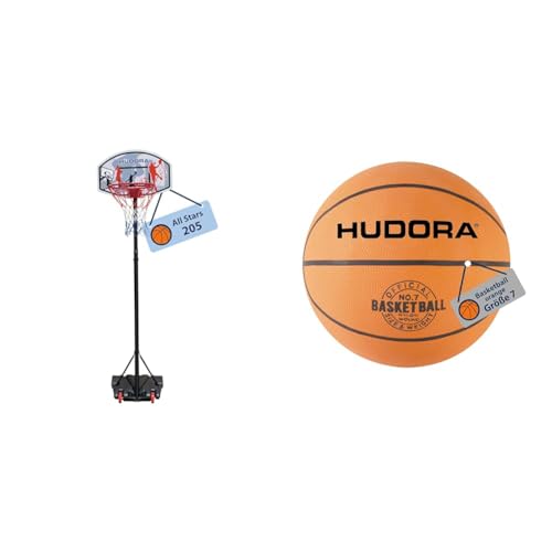 HUDORA Basketballständer All Stars 205 & Basketball Größe 7 orange, unaufgepumpt HUDORA Basketballständer All Stars 205 & Basketball Größe 7 orange, unaufgepumpt von HUDORA