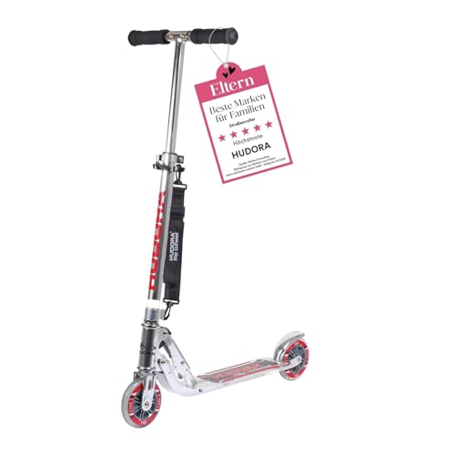 HUDORA BigWheel 125 Scooter - Sicherer & hochwertiger Aluminium-Roller für Kinder - Höhenverstellbarer & zusammenklappbarer Cityroller für bis zu 100kg - Stabiler Tretroller mit Tragegurt HUDORA BigWheel 125 Scooter - Sicherer & hochwertiger Aluminium-Roller für Kinder - Höhenverstellbarer & zusammenklappbarer Cityroller für bis zu 100kg - Stabiler Tretroller mit Tragegurt von HUDORA