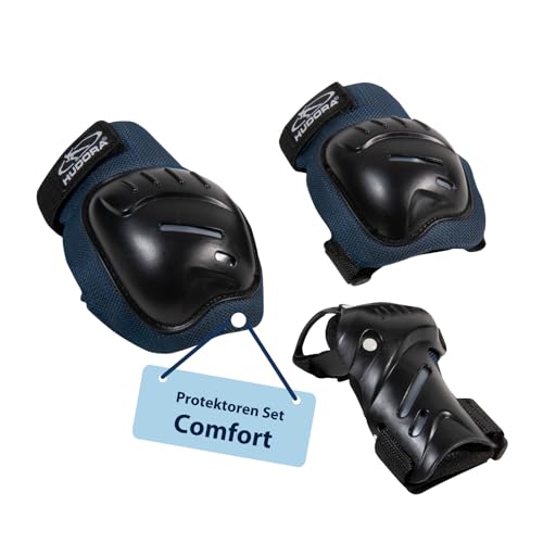 HUDORA Biomechanisches Protektoren-Set Pro, Handschützer, Knieschützer, Ellbogenschoner,Kinderschoner für Kinder und Erwachsene in verschiedenen Größen HUDORA Biomechanisches Protektoren-Set Pro, Handschützer, Knieschützer, Ellbogenschoner,Kinderschoner für Kinder und Erwachsene in verschiedenen Größen von HUDORA