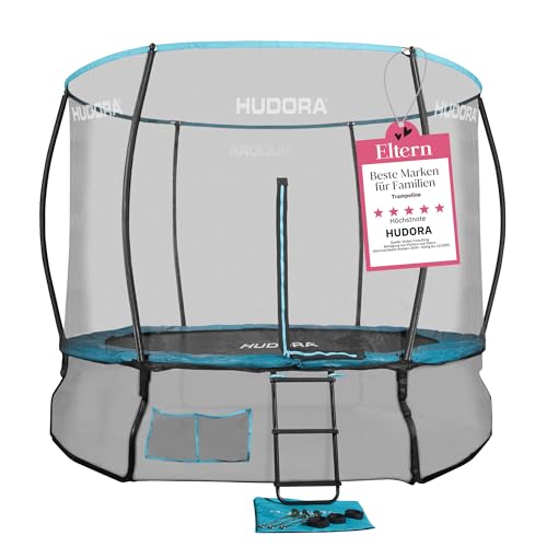 HUDORA Trampolin Fantastic Complete - Gartentrampolin mit Sicherheitsnetz & 250/300cm Durchmesser - Sporttrampolin mit Rahmennetz - Familien-Trampolin mit breiter Randabdeckung für bis zu 100kg HUDORA Trampolin Fantastic Complete - Gartentrampolin mit Sicherheitsnetz & 250/300cm Durchmesser - Sporttrampolin mit Rahmennetz - Familien-Trampolin mit breiter Randabdeckung für bis zu 100kg von HUDORA
