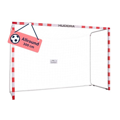 HUDORA Fußballtor Allround 300 - Standfestes Fußballtor für Kinder & Erwachsene - wetterfestes & stabiles Tor in den typischen Handballmaßen - Hochwertige Outdoor Torwand für Freizeit & Training HUDORA Fußballtor Allround 300 - Standfestes Fußballtor für Kinder & Erwachsene - wetterfestes & stabiles Tor in den typischen Handballmaßen - Hochwertige Outdoor Torwand für Freizeit & Training von HUDORA