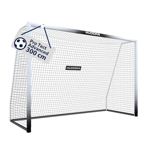 HUDORA Fußballtor Pro Tect – Outdoor Fußballtor mit Netz und wetterfester Ummantelung für Kinder-Erwachsene – Einfacher Aufbau im Garten – Hochwertige Torwand mit Reiß- und Klettverschlüssen HUDORA Fußballtor Pro Tect – Outdoor Fußballtor mit Netz und wetterfester Ummantelung für Kinder-Erwachsene – Einfacher Aufbau im Garten – Hochwertige Torwand mit Reiß- und Klettverschlüssen von HUDORA