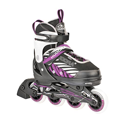 HUDORA Inline Skates Mia/Leon - Inliner für Kinder/Jugendliche & Erwachsene in versch. Größen & Farben - Roller Skates bis zu 4 Größen verstellbar - Bequeme & stilvolle Rollerskates von HUDORA