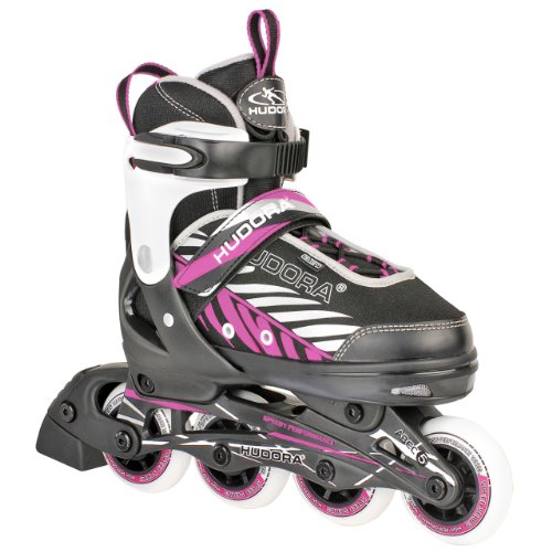 HUDORA Inline Skates Mia/Leon - Inliner für Kinder/Jugendliche & Erwachsene in versch. Größen & Farben - Roller Skates bis zu 4 Größen verstellbar - Bequeme & stilvolle Rollerskates von HUDORA