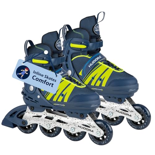 HUDORA Inline Skates Comfort - Inliner für Kinder & Jugendliche in versch. Größen - Roller Skates bis zu 6 Größen in Weite & Länge verstellbar - atmungsaktive Freizeit Inline Skates HUDORA Inline Skates Comfort - Inliner für Kinder & Jugendliche in versch. Größen - Roller Skates bis zu 6 Größen in Weite & Länge verstellbar - atmungsaktive Freizeit Inline Skates von HUDORA